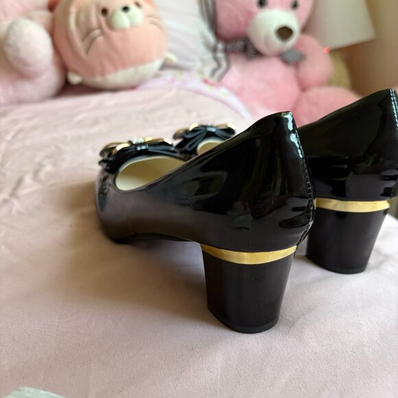 Black Patent Leather Heels - Size 39 (US 9) - Brand New - Picture 3 of 6